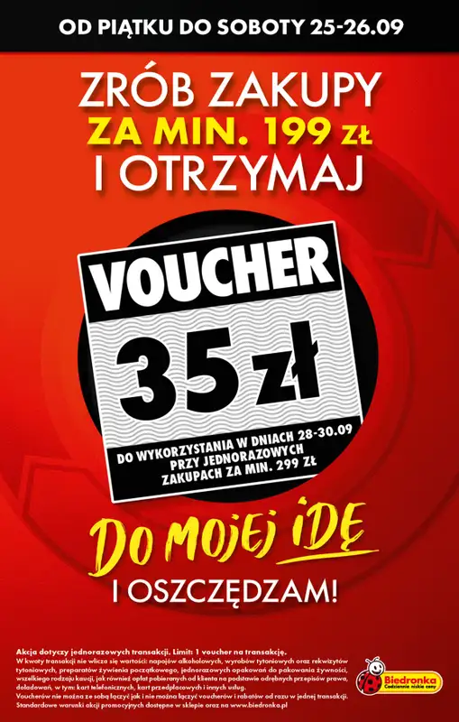 Biedronka - gazetka promocyjna Najtańsza sobota od soboty 26.09 do soboty 26.09 - strona 2