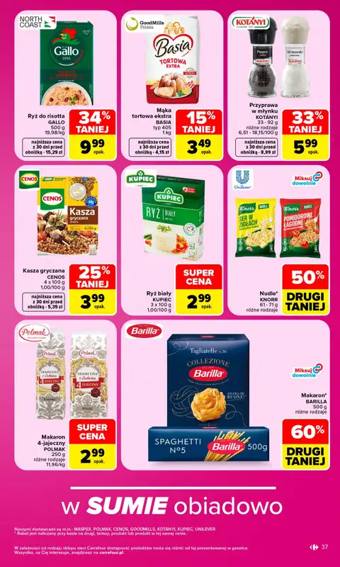 Carrefour - gazetka promocyjna Gazetka Carrefour od poniedziałku od poniedziałku 28.09 do soboty 03.10 - strona 37