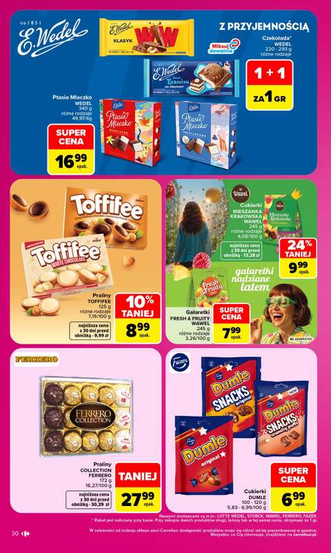 Carrefour - gazetka promocyjna Gazetka Carrefour od poniedziałku od poniedziałku 28.09 do soboty 03.10 - strona 30