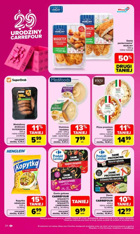 Carrefour - gazetka promocyjna Gazetka Carrefour od poniedziałku od poniedziałku 28.09 do soboty 03.10 - strona 24