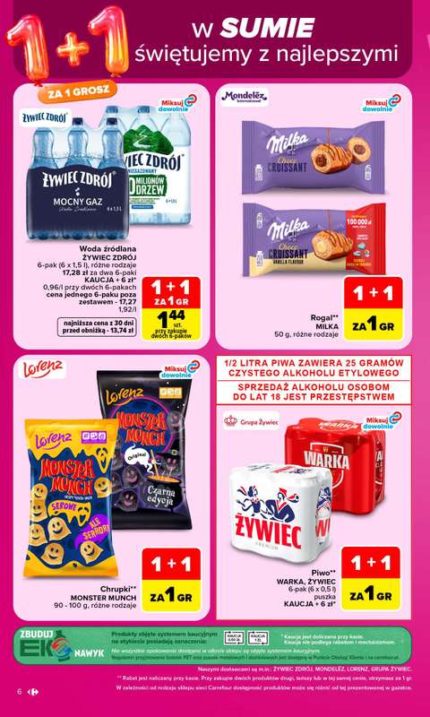 Carrefour - gazetka promocyjna Gazetka Carrefour od poniedziałku od poniedziałku 28.09 do soboty 03.10 - strona 6