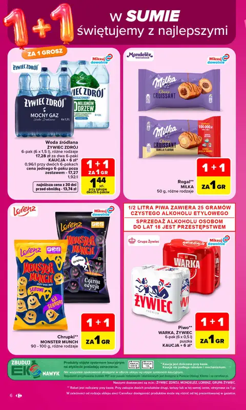 Carrefour - gazetka promocyjna Gazetka Carrefour od poniedziałku od poniedziałku 28.09 do soboty 03.10 - strona 6