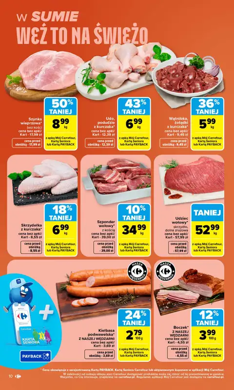 Carrefour - gazetka promocyjna Gazetka Carrefour od poniedziałku od poniedziałku 28.09 do soboty 03.10 - strona 10