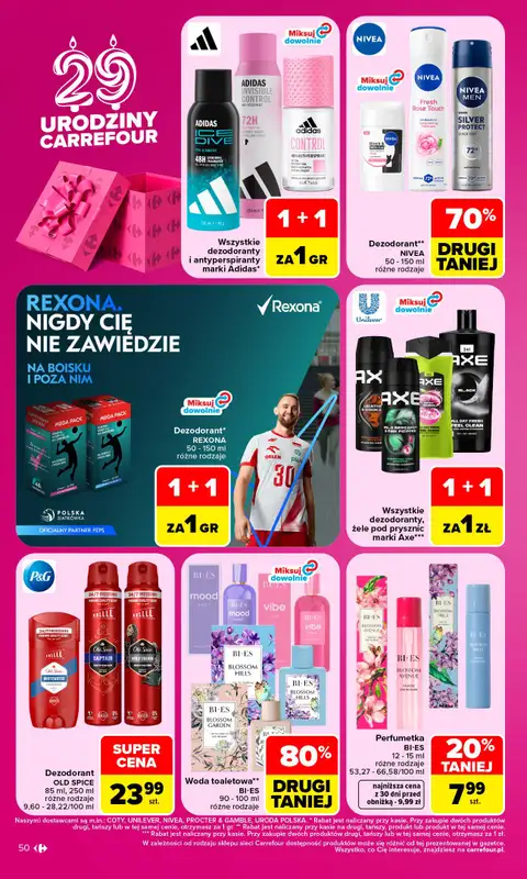 Carrefour - gazetka promocyjna Gazetka Carrefour od poniedziałku od poniedziałku 28.09 do soboty 03.10 - strona 50