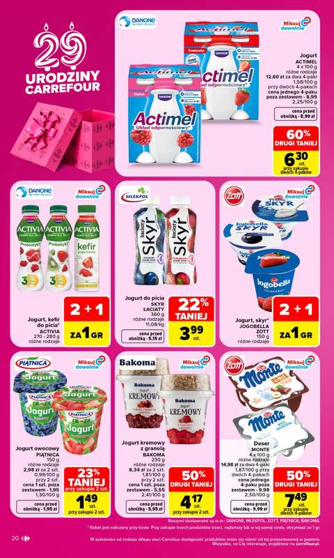 Carrefour - gazetka promocyjna Gazetka Carrefour od poniedziałku od poniedziałku 28.09 do soboty 03.10 - strona 20