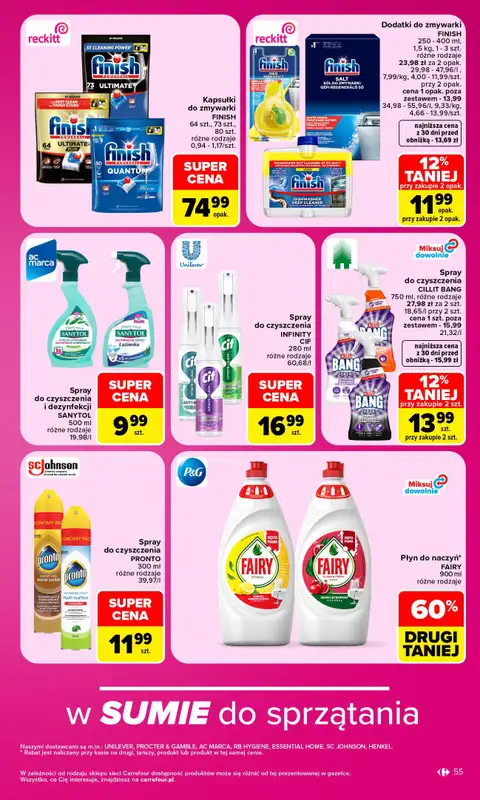 Carrefour - gazetka promocyjna Gazetka Carrefour od poniedziałku od poniedziałku 28.09 do soboty 03.10 - strona 55