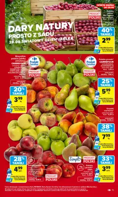 Carrefour - gazetka promocyjna Gazetka Carrefour od poniedziałku od poniedziałku 28.09 do soboty 03.10 - strona 15