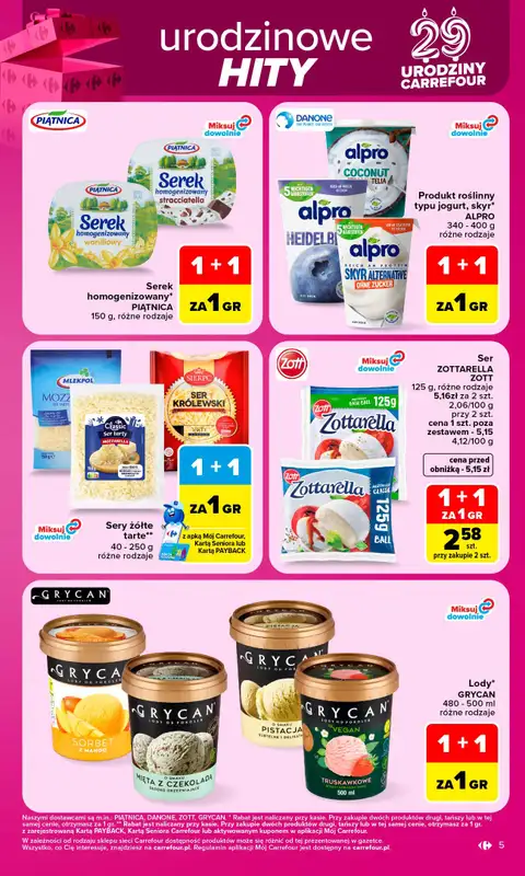 Carrefour - gazetka promocyjna Gazetka Carrefour od poniedziałku od poniedziałku 28.09 do soboty 03.10 - strona 5