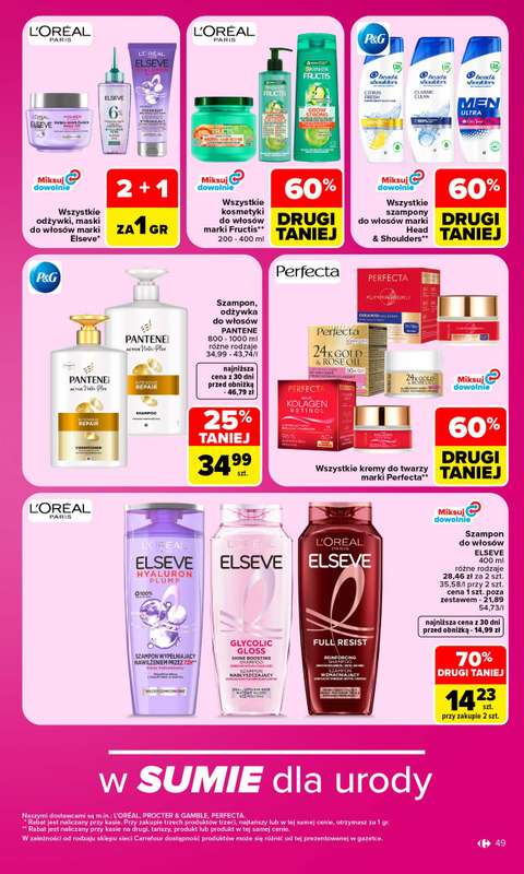 Carrefour - gazetka promocyjna Gazetka Carrefour od poniedziałku od poniedziałku 28.09 do soboty 03.10 - strona 49