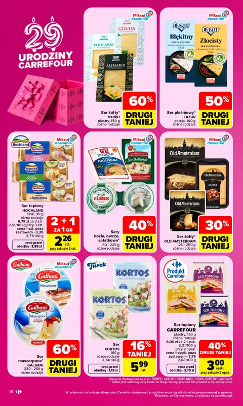 Carrefour - gazetka promocyjna Gazetka Carrefour od poniedziałku od poniedziałku 28.09 do soboty 03.10 - strona 18