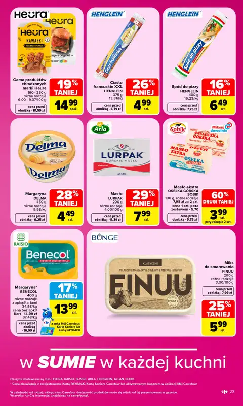 Carrefour - gazetka promocyjna Gazetka Carrefour od poniedziałku od poniedziałku 28.09 do soboty 03.10 - strona 23