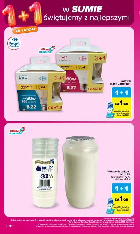 Carrefour - gazetka promocyjna Gazetka Carrefour od poniedziałku od poniedziałku 28.09 do soboty 03.10 - strona 8