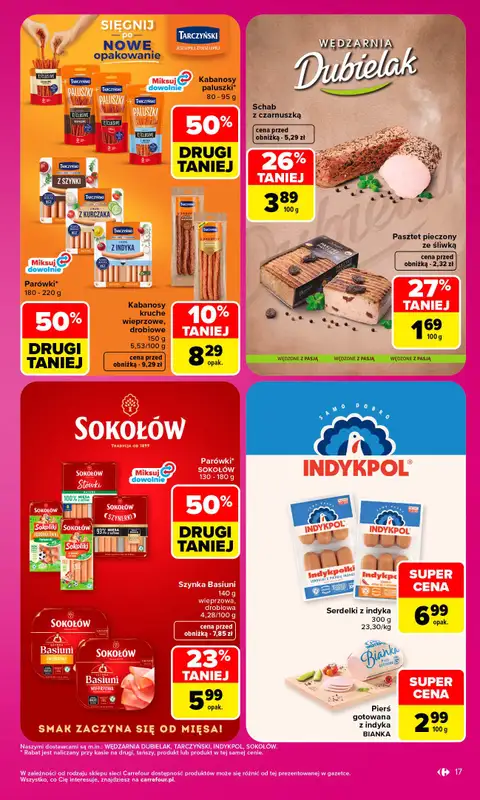 Carrefour - gazetka promocyjna Gazetka Carrefour od poniedziałku od poniedziałku 28.09 do soboty 03.10 - strona 17