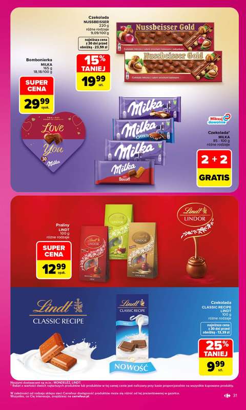 Carrefour - gazetka promocyjna Gazetka Carrefour od poniedziałku od poniedziałku 28.09 do soboty 03.10 - strona 31