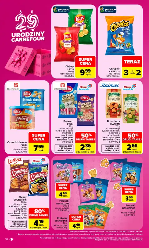 Carrefour - gazetka promocyjna Gazetka Carrefour od poniedziałku od poniedziałku 28.09 do soboty 03.10 - strona 32