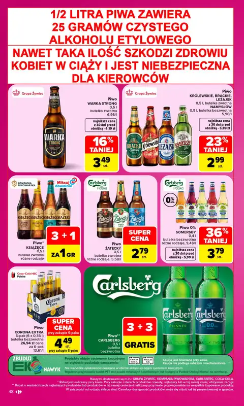 Carrefour - gazetka promocyjna Gazetka Carrefour od poniedziałku od poniedziałku 28.09 do soboty 03.10 - strona 48