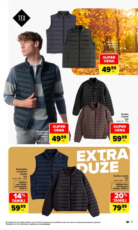 Carrefour - gazetka promocyjna Gazetka Jesienne klimaty od poniedziałku 28.09 do soboty 31.10 - strona 17