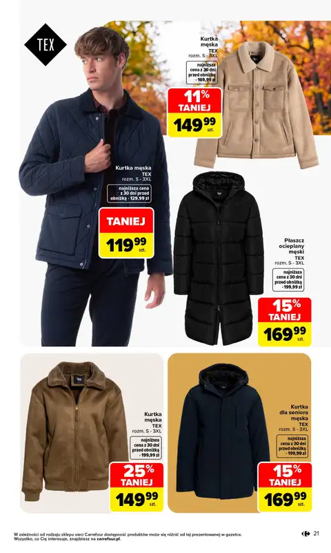Carrefour - gazetka promocyjna Gazetka Jesienne klimaty od poniedziałku 28.09 do soboty 31.10 - strona 21