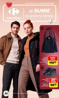 Carrefour - gazetka promocyjna Gazetka Jesienne klimaty od poniedziałku 28.09 do soboty 31.10