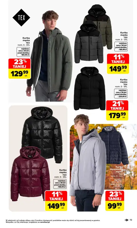 Carrefour - gazetka promocyjna Gazetka Jesienne klimaty od poniedziałku 28.09 do soboty 31.10 - strona 19
