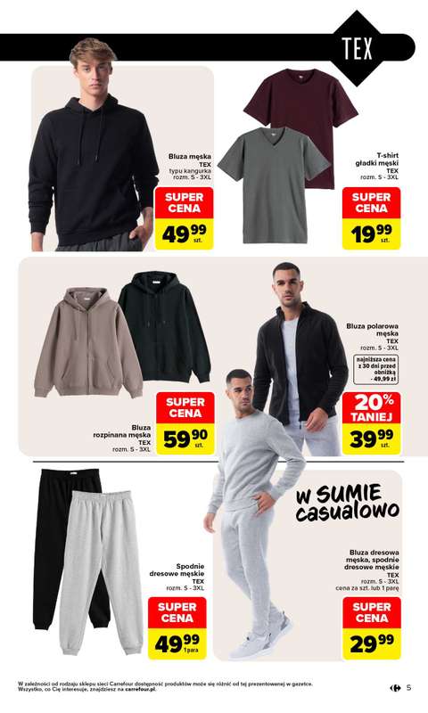 Carrefour - gazetka promocyjna Gazetka Sezon na okazje od poniedziałku 28.09 do soboty 31.10 - strona 5