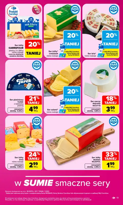 Carrefour Market - gazetka promocyjna Gazetka Carrefour Market od poniedziałku od poniedziałku 28.09 do soboty 03.10 - strona 19