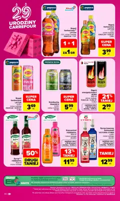 Carrefour Market - gazetka promocyjna Gazetka Carrefour Market od poniedziałku od poniedziałku 28.09 do soboty 03.10 - strona 44