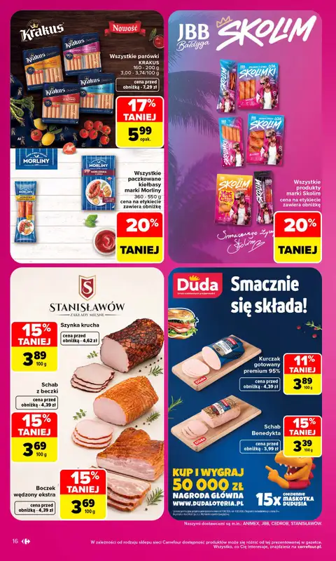 Carrefour Market - gazetka promocyjna Gazetka Carrefour Market od poniedziałku od poniedziałku 28.09 do soboty 03.10 - strona 16