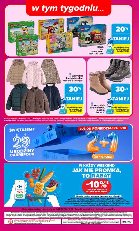 Carrefour Market - gazetka promocyjna Gazetka Carrefour Market od poniedziałku od poniedziałku 28.09 do soboty 03.10 - strona 56