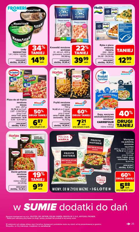 Carrefour Market - gazetka promocyjna Gazetka Carrefour Market od poniedziałku od poniedziałku 28.09 do soboty 03.10 - strona 25