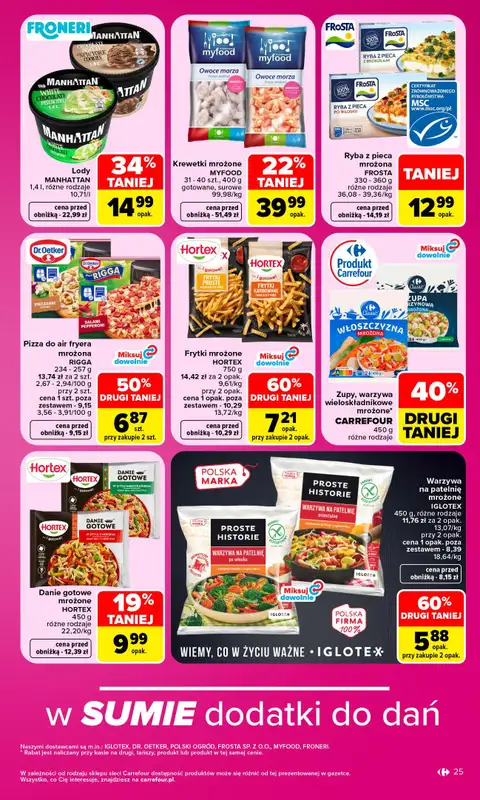 Carrefour Market - gazetka promocyjna Gazetka Carrefour Market od poniedziałku od poniedziałku 28.09 do soboty 03.10 - strona 25