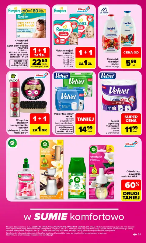 Carrefour Market - gazetka promocyjna Gazetka Carrefour Market od poniedziałku od poniedziałku 28.09 do soboty 03.10 - strona 53