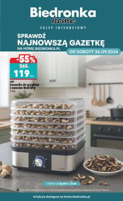 Biedronka Home - gazetka promocyjna Najlepsze oferty od soboty 26.09 do piątku 25.12
