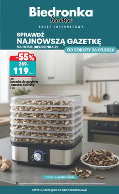 Biedronka Home - gazetka promocyjna Najlepsze oferty od soboty 26.09 do piątku 25.12