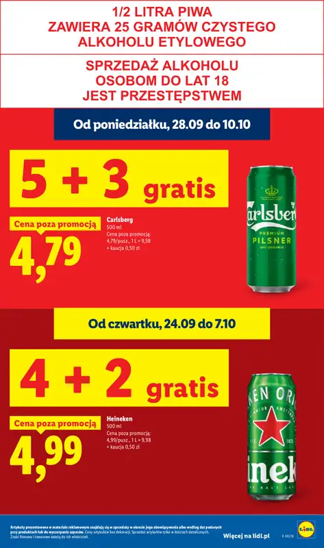 Lidl - gazetka promocyjna Oferta od poniedziałku od poniedziałku 28.09 do środy 30.09 - strona 19