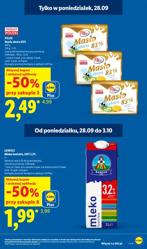 Lidl - gazetka promocyjna Oferta od poniedziałku od poniedziałku 28.09 do środy 30.09 - strona 5