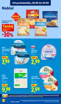 Lidl - gazetka promocyjna Oferta od poniedziałku od poniedziałku 28.09 do środy 30.09 - strona 62