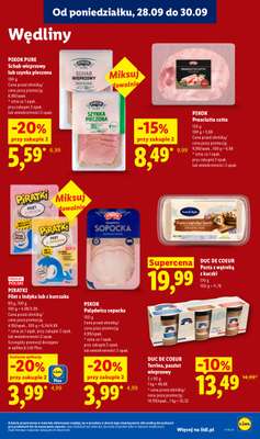 Lidl - gazetka promocyjna Oferta od poniedziałku od poniedziałku 28.09 do środy 30.09 - strona 57