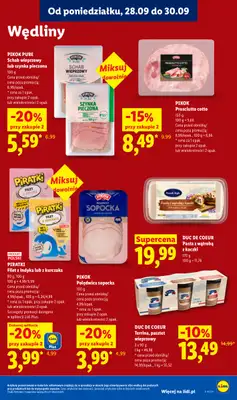 Lidl - gazetka promocyjna Oferta od poniedziałku od poniedziałku 28.09 do środy 30.09 - strona 57