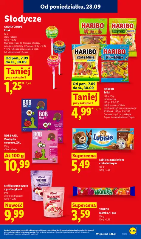 Lidl - gazetka promocyjna Oferta od poniedziałku od poniedziałku 28.09 do środy 30.09 - strona 73