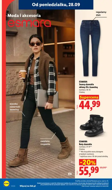 Lidl - gazetka promocyjna Oferta od poniedziałku od poniedziałku 28.09 do środy 30.09 - strona 38