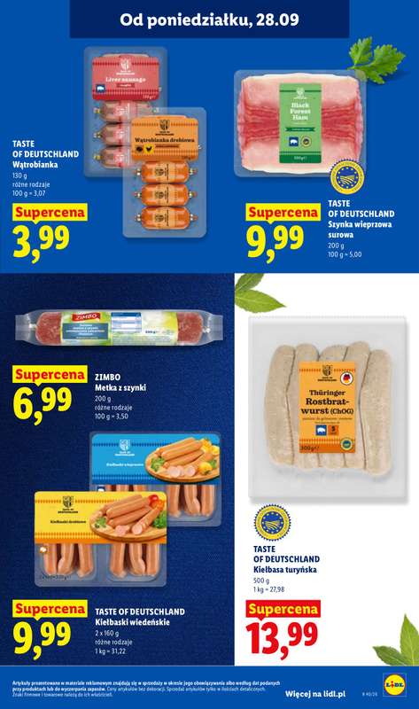 Lidl - gazetka promocyjna Oferta od poniedziałku od poniedziałku 28.09 do środy 30.09 - strona 67