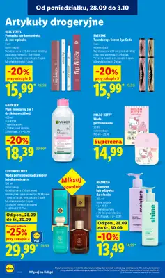 Lidl - gazetka promocyjna Oferta od poniedziałku od poniedziałku 28.09 do środy 30.09 - strona 92