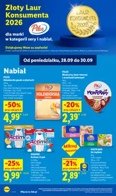 Lidl - gazetka promocyjna Oferta od poniedziałku od poniedziałku 28.09 do środy 30.09 - strona 60