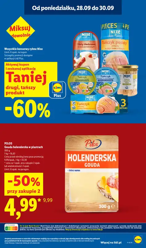 Lidl - gazetka promocyjna Oferta od poniedziałku od poniedziałku 28.09 do środy 30.09 - strona 9