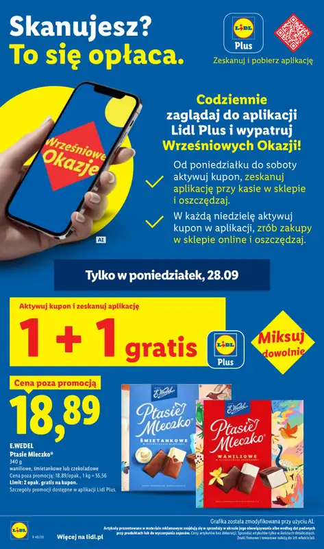Lidl - gazetka promocyjna Oferta od poniedziałku od poniedziałku 28.09 do środy 30.09 - strona 6