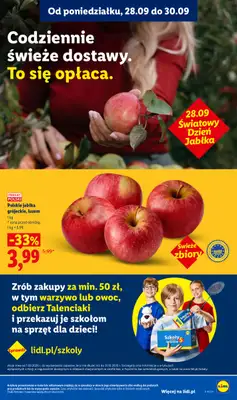 Lidl - gazetka promocyjna Oferta od poniedziałku od poniedziałku 28.09 do środy 30.09 - strona 47