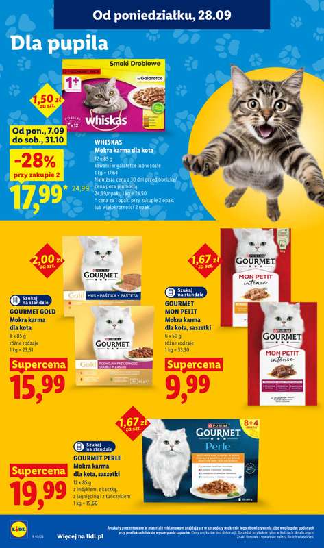 Lidl - gazetka promocyjna Oferta od poniedziałku od poniedziałku 28.09 do środy 30.09 - strona 96