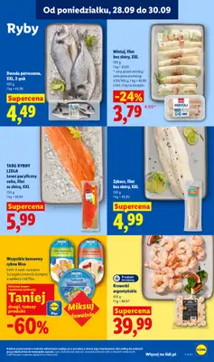 Lidl - gazetka promocyjna Oferta od poniedziałku od poniedziałku 28.09 do środy 30.09 - strona 59