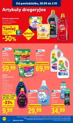 Lidl - gazetka promocyjna Oferta od poniedziałku od poniedziałku 28.09 do środy 30.09 - strona 94